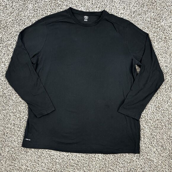 Athletic Works Mens Black Long Sleeve Shirt Size XL (46-48) Dri-Works Technology - Picture 1 of 8